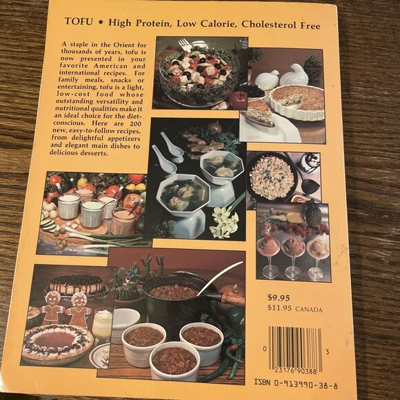 Tofu Cookery By Louise Hagler Vintage Vegetarian Cookbook 1982 - Picture 7 of 8